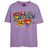 BUBBLE EMOTIONS T-Shirts DTG Small Lavender 