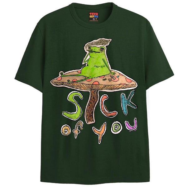 LAZY FROG T-Shirts DTG Small Green 