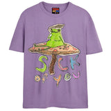 LAZY FROG T-Shirts DTG Small Lavender 