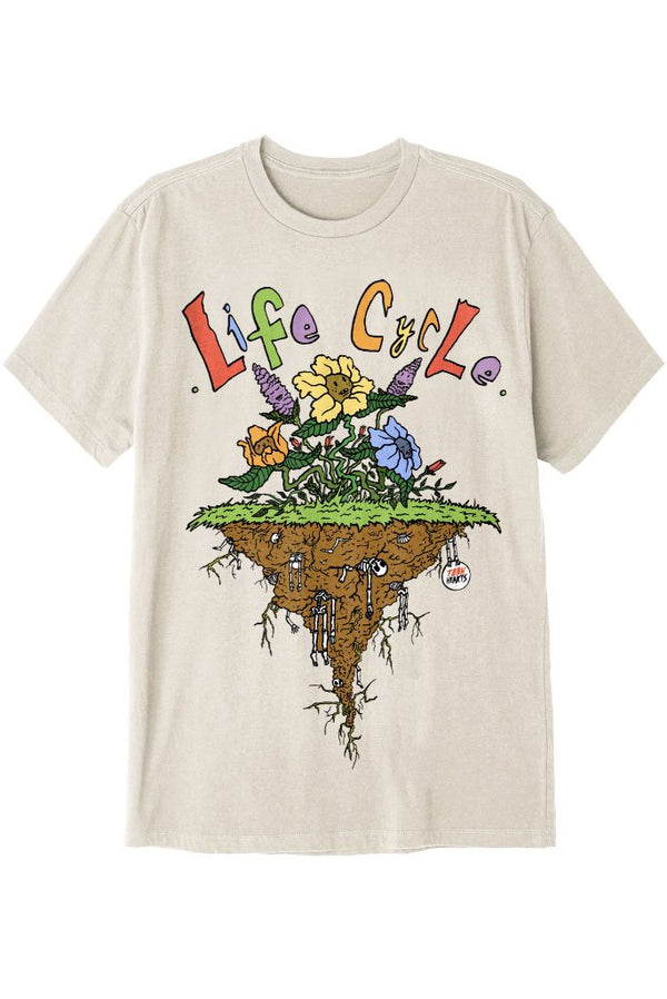 LIFE CYCLE T-Shirts DTG Small SAND 