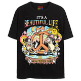 LIVE YOUR LIFE T-Shirts DTG Small Black 