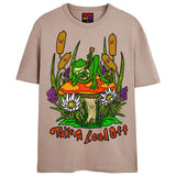 TAKE A LOAD OFF T-Shirts DTG Small TAN 