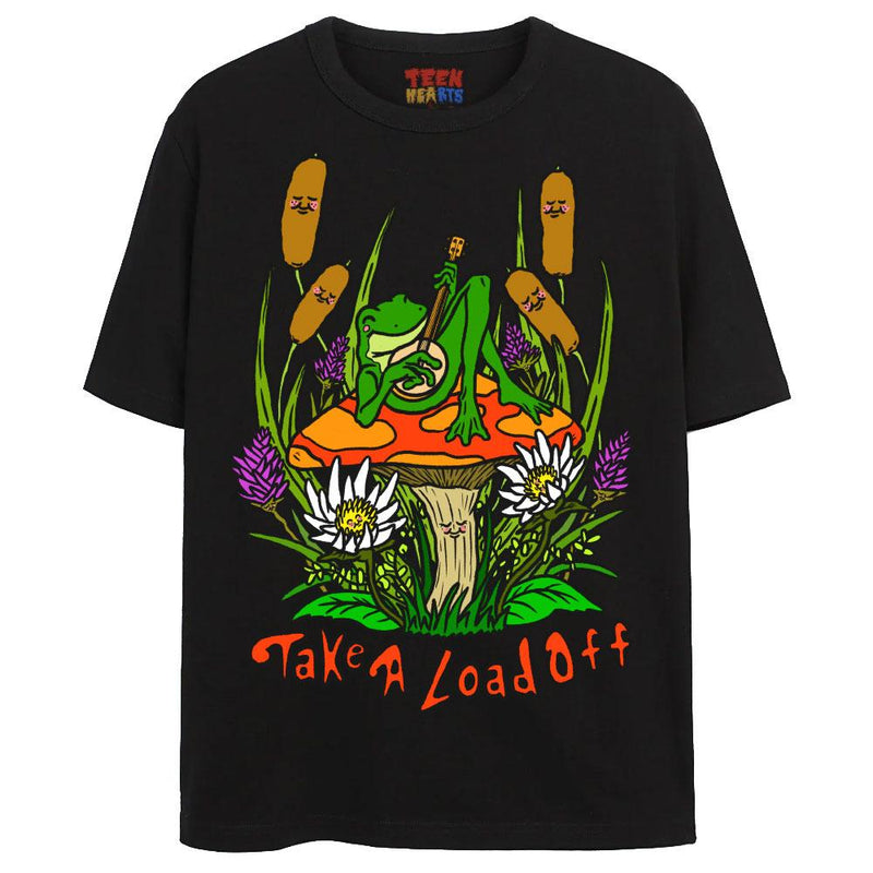 TAKE A LOAD OFF T-Shirts DTG Small BLACK 