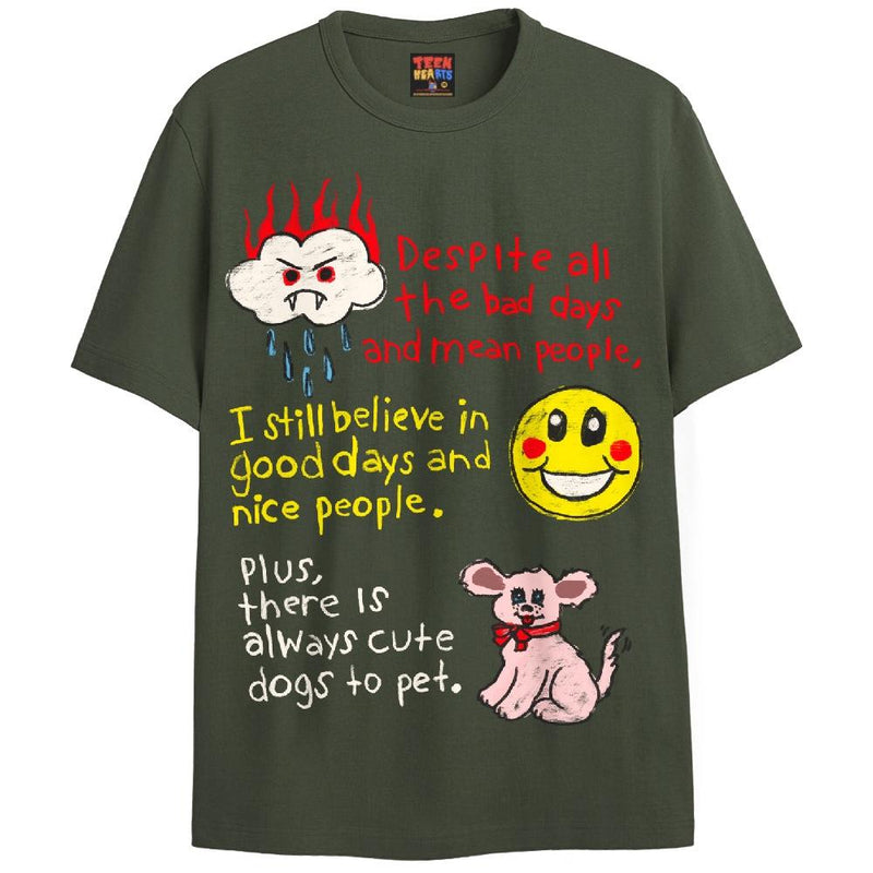 DOG PETTER T-Shirts DTG Small Green 
