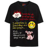 DOG PETTER T-Shirts DTG Small Black 