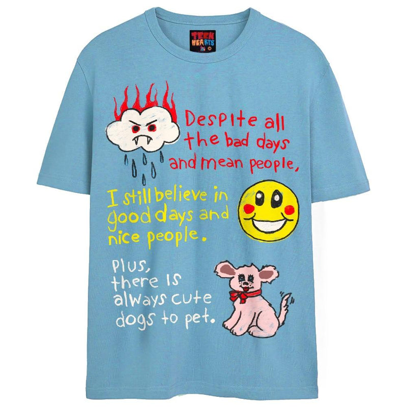 DOG PETTER T-Shirts DTG Small Blue 