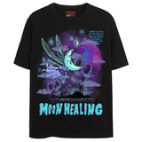 MOON HEALING T-Shirts DTG Small Black 