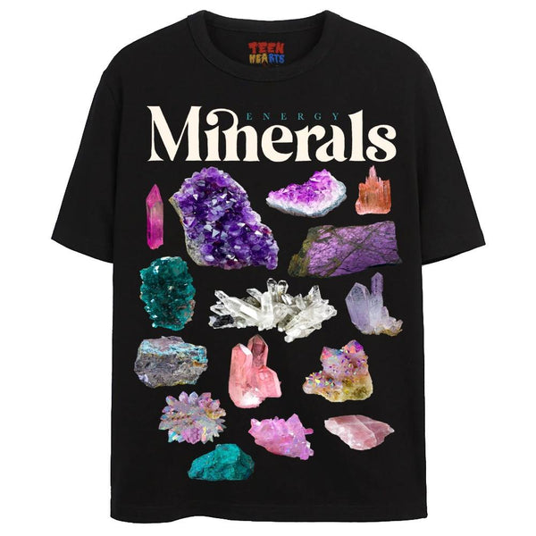 ENERGY MINERALS T-Shirts DTG Small Black 