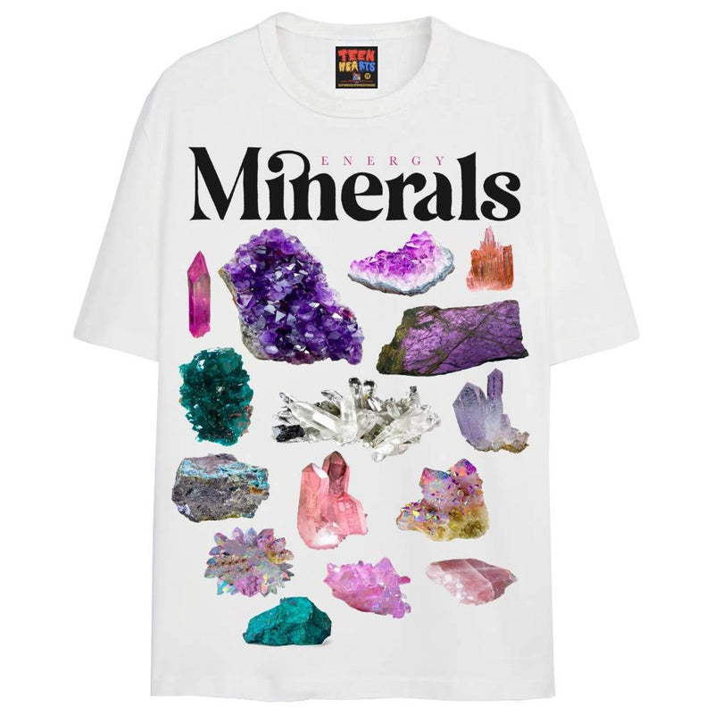 ENERGY MINERALS T-Shirts DTG Small White 