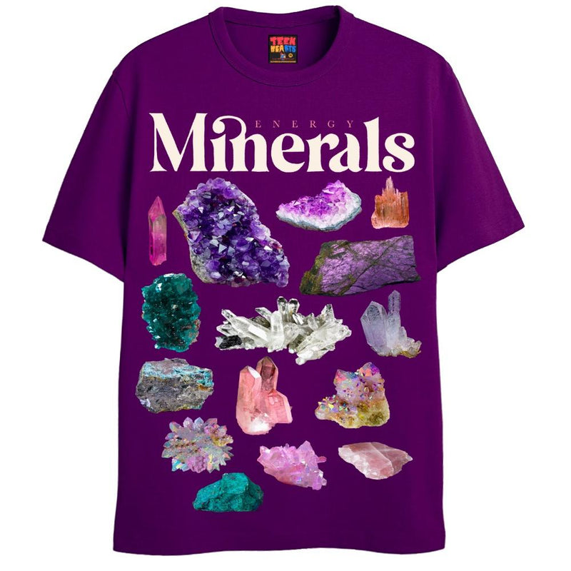 ENERGY MINERALS T-Shirts DTG Small Purple 