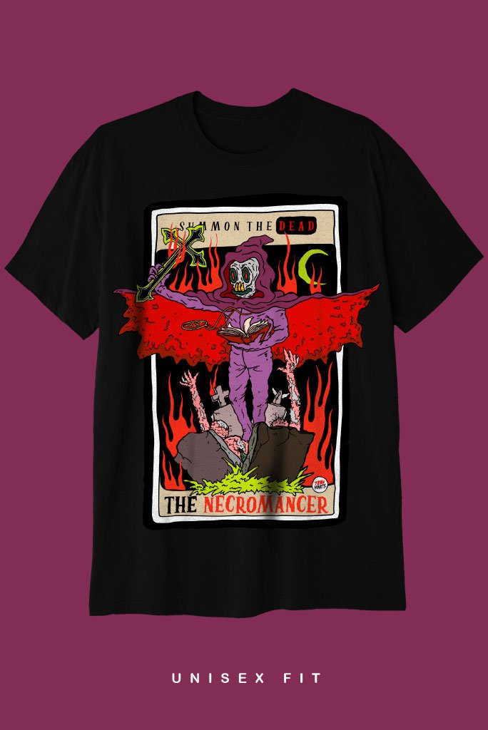 THE NECROMANCER T-Shirt DTG Black S 