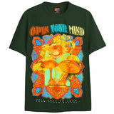 OPEN YOUR MIND T-Shirts DTG Small Green 