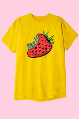 OUCH STRAWBERRY T-Shirts DTG 