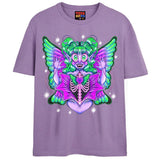 OPEN YOUR HEART T-Shirts DTG Small Lavender 