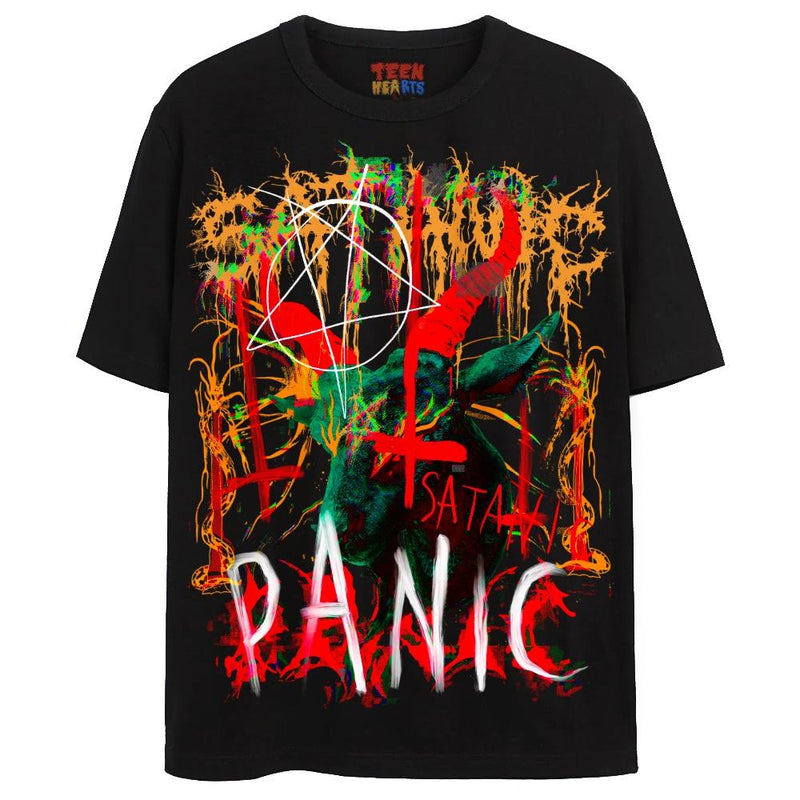 SATANIC PANIC T-Shirts DTG Small Black 