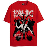 PANIC T-Shirts DTG Small Red 