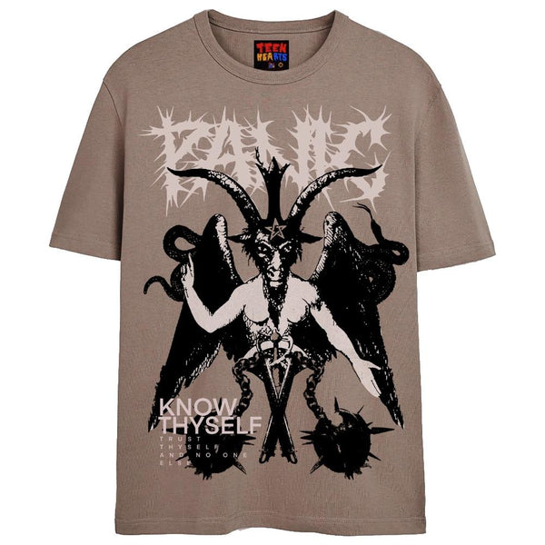 PANIC T-Shirts DTG Small Tan 