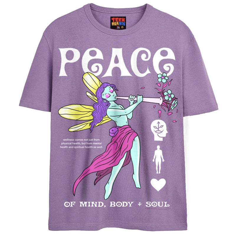 PEACE FAIRY T-Shirts DTG Small Lavender 
