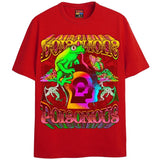 POISONOUS T-Shirts DTG Small Red 
