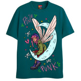 PIXIE PUNK T-Shirts DTG Small Blue 2
