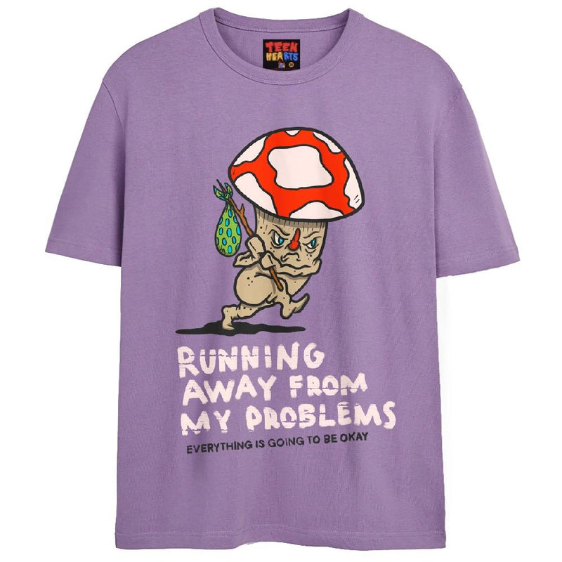 PROBLEMS T-Shirts DTG Small Lavender 