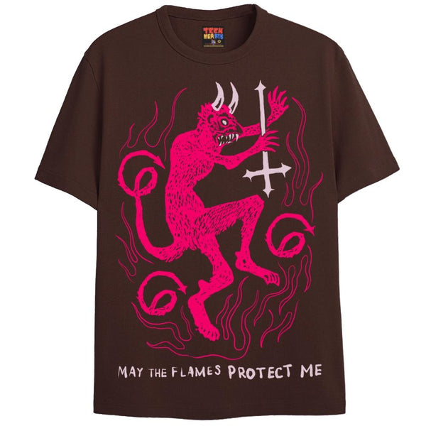 PROTECT ME T-Shirts DTG Small Brown 