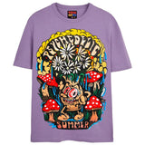 PSYCHEDELIC SUMMER T-Shirts DTG Small Lavender 
