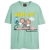 DELETE ME T-Shirts DTG Small Blue 