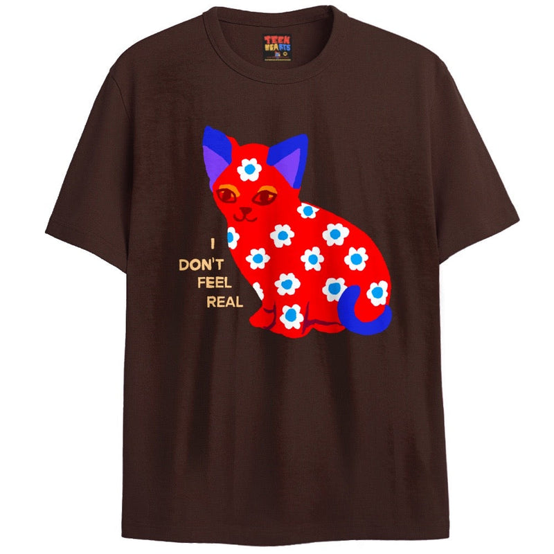 I Don't Feel Real Teen Hearts Unisex Graphic T-Shirt – Teen