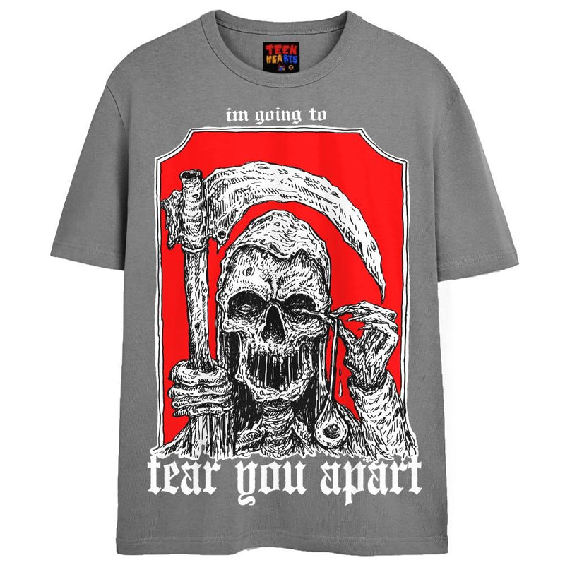 TEAR YOU APART T-Shirts DTG Small Grey 