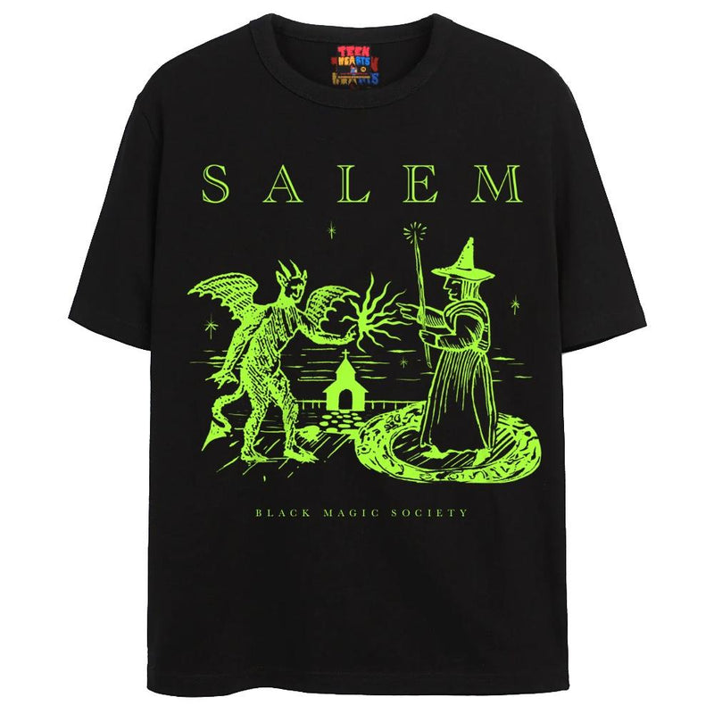 SALEM T-Shirts DTG Small Black 2