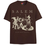 SALEM T-Shirts DTG Small Brown 