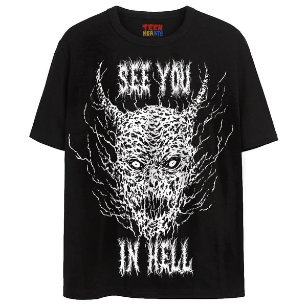 IN HELL T-Shirts DTG Small Black 