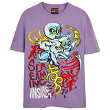 SCREAMING INSIDE T-Shirts DTG Small Lavender 