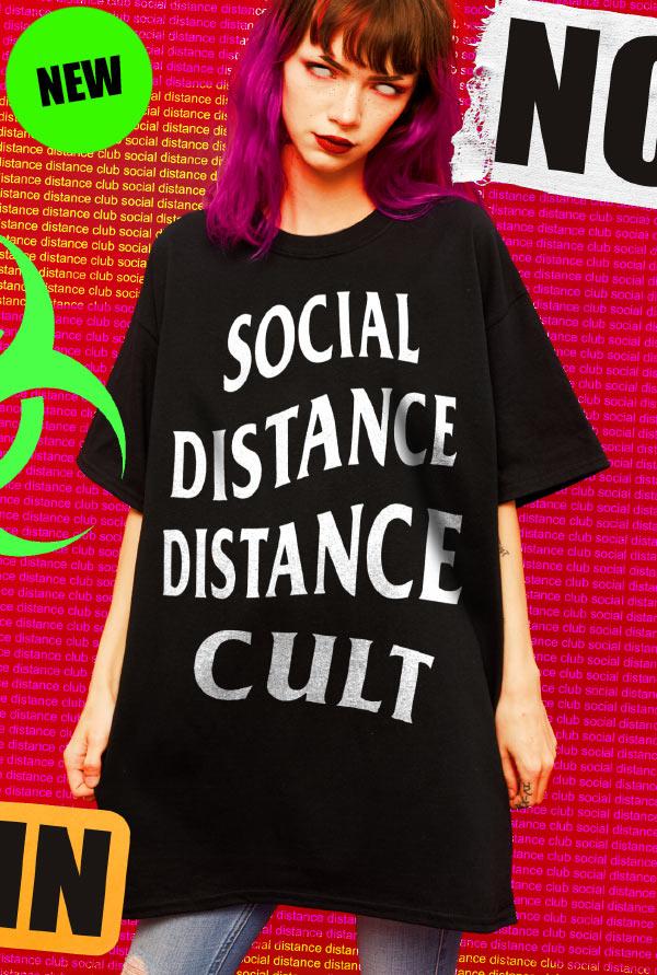 SOCIAL DISTANCE CULT T-Shirts DTG 