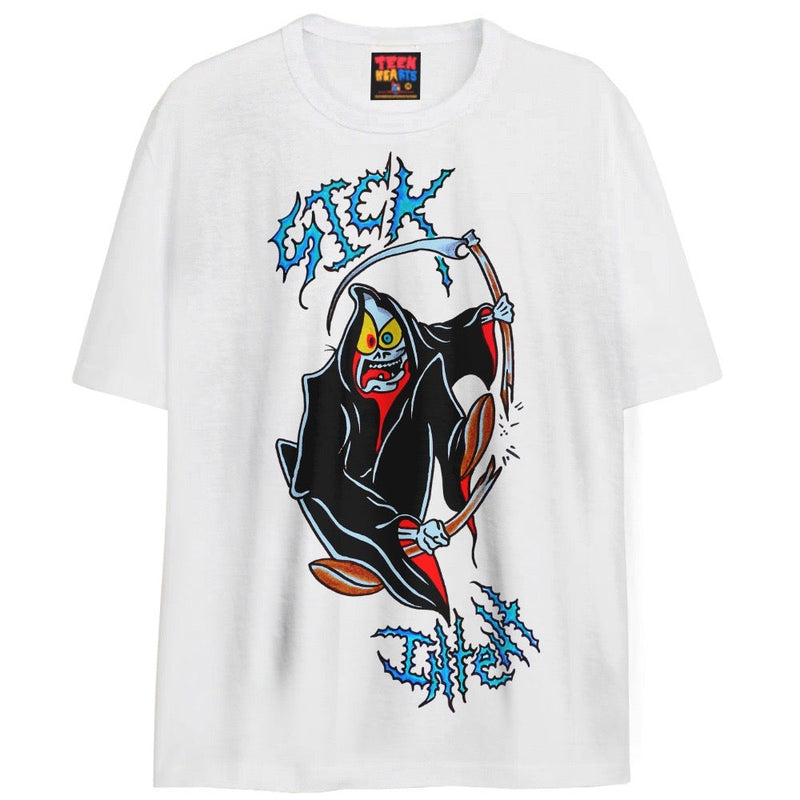 SICK INTENT T-Shirts DTG Small White 