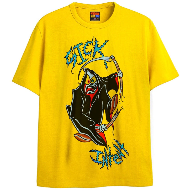SICK INTENT T-Shirts DTG Small Yellow 