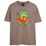 SIMPLE FROG T-Shirts DTG Small Tan 