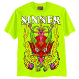 SINNER T-Shirts DTG Small Green 