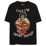 SAVE ME T-Shirts DTG Small Black 