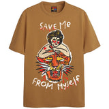 SAVE ME T-Shirts DTG Small Gold 