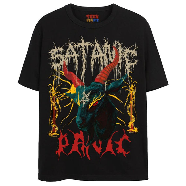 SATANIC PANIC T-Shirts DTG Small Black 