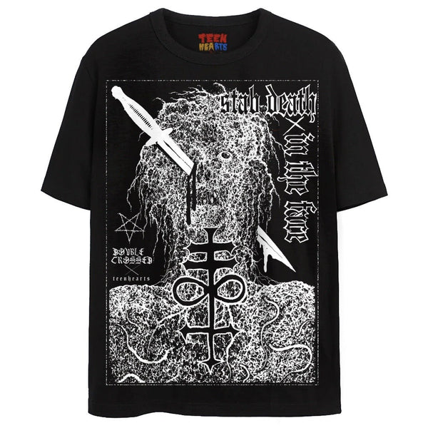 STAB DEATH T-Shirts DTG Small Black 