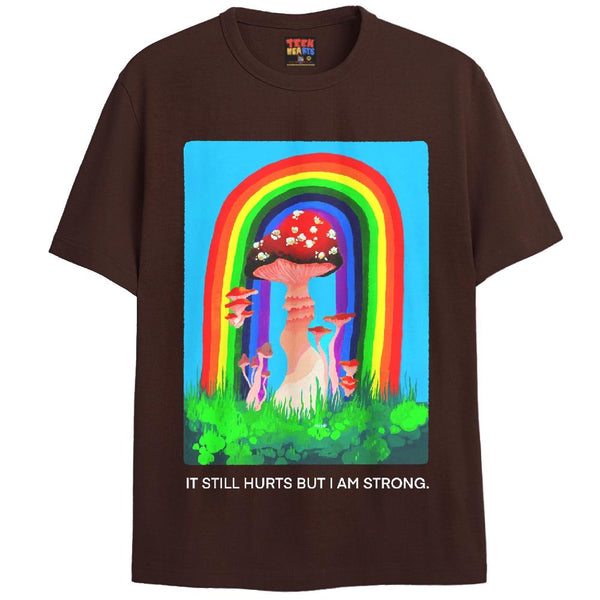 IT STILL HURTS T-Shirts DTG Small Brown 