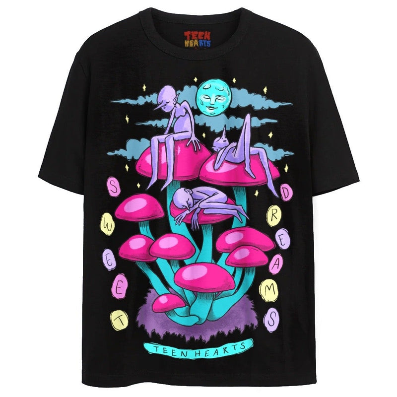 SWEET DREAMS T-Shirts DTG Small Black 