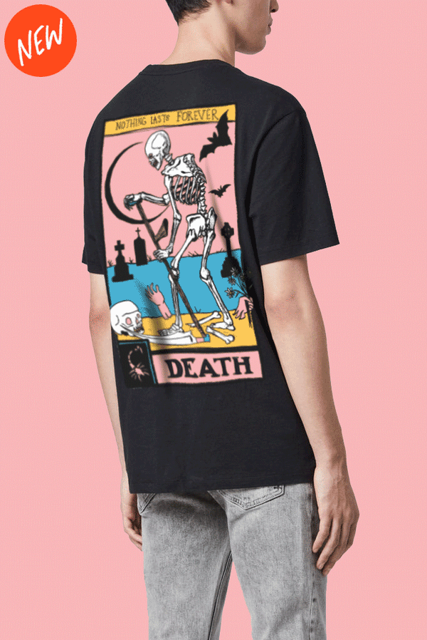 DEATH TAROT CARD - unisex
