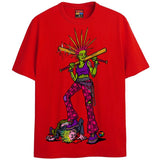 BEAT DOWN T-Shirts DTG Small Red 