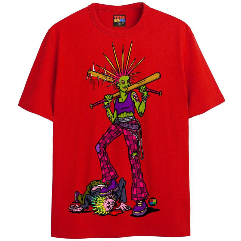 BEAT DOWN T-Shirts DTG Small Red 