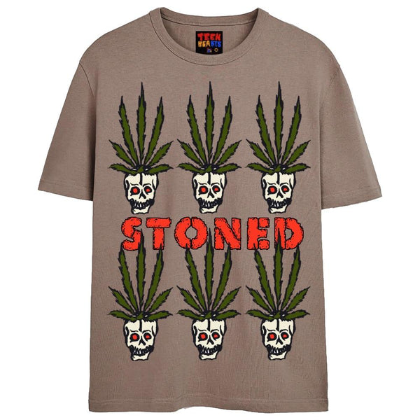 POTTED PLANTS T-Shirts DTG Small TAN 
