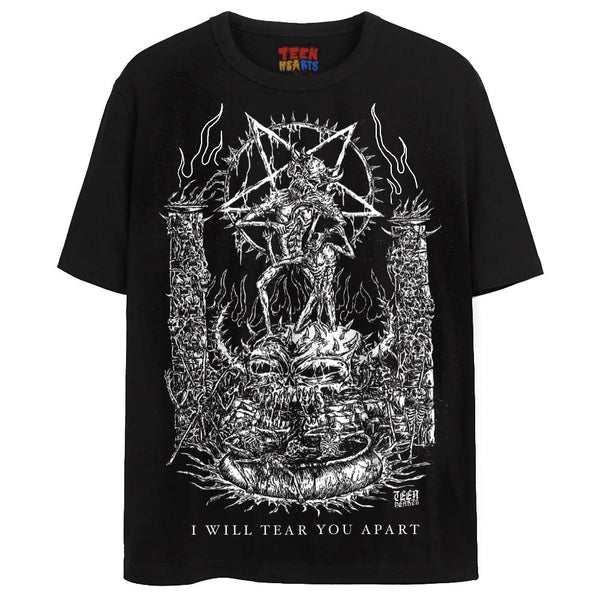 TEAR YOU APART T-Shirts DTG Small Black 